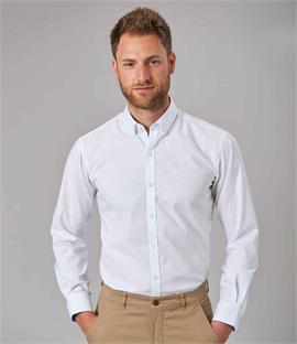 Brook Taverner Lawrence Long Shirt Stretch Oxford Shirt